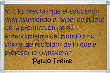 Frases Psi: Educando (Freire)