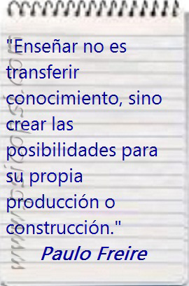 Frases Psi, Paulo Freire, Enseñar