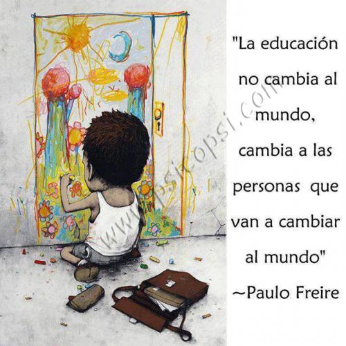 Frases Psy: La educación (P. Freire)