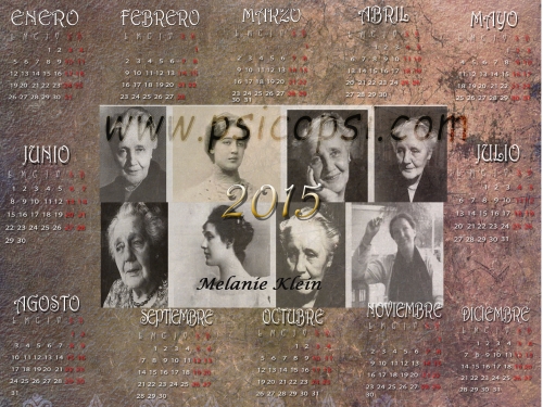 Calendario PSY 2015: M. Klein