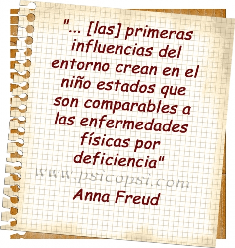 Frases Psy: Anna Freud - Influencia