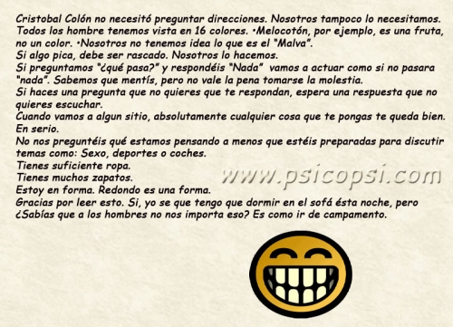 Humor psy: Manual de convivencia, parte dos Humor psy: Manual de convivencia, parte dos