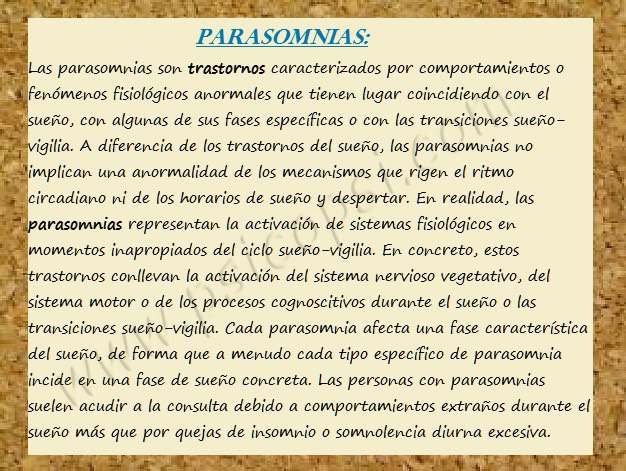 Frases psi, diccionario, paramnosias