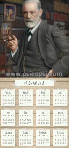 Calendario PSY 2016 (S. Freud)