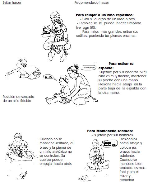 Fomento del Desarrollo del Niño con Parálisis Cerebral (OMS), Manejo adecuado del niño