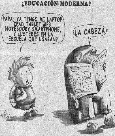 Humor Psi: educación Moderna