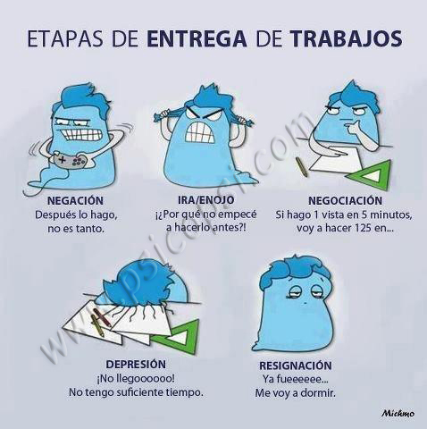 Humor Psy: Entregas de trabajos prácticos