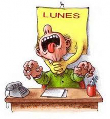 Humor psi: los lunes! el lunes me mata!