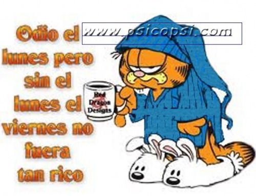 Humor psy: los lunes. Odio a los lunes