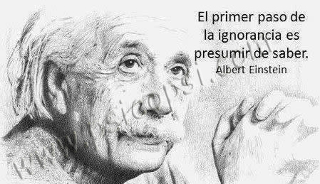 Frases Psy: Saber (A. Einstein)