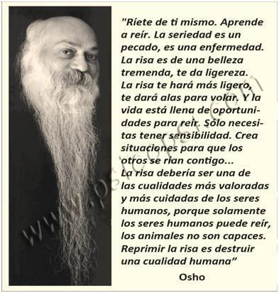 Frases Psy: Ríe (Osho)