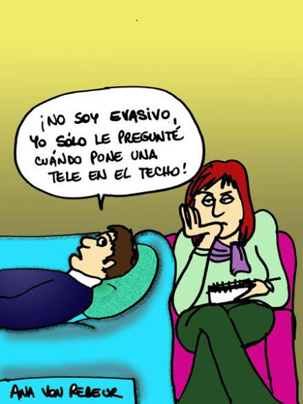 Humor Psy: Pacientes!, evasivo