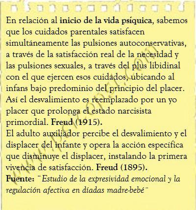 Frases Psi, expresividad emocional, inicio de la vida psíquica