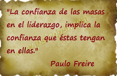 Frases Psi, Freire, liderazgo