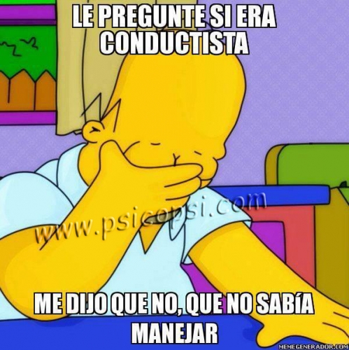 Humor Psy: Conductista