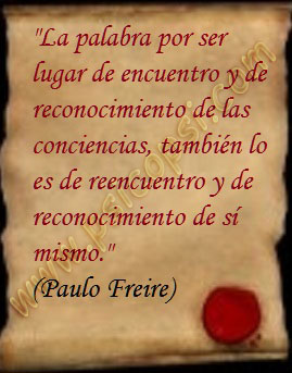 Frases Psi: Freire (La palabra)