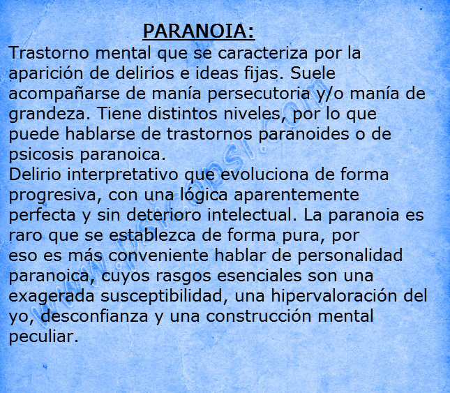 Frases Psy: paranoia