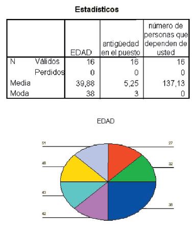 El perfil del psicopedagogo: Estadísticos