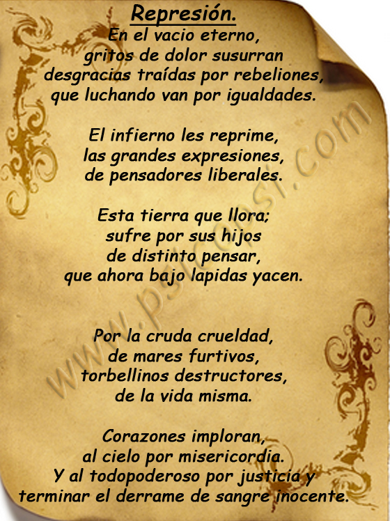 Poemas Psy: Represión