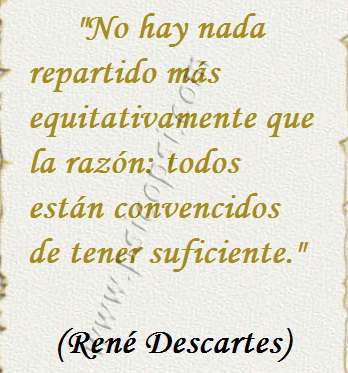 Frases Psy: La razón (Descartes)