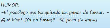 Humor Psi, frases graciosas, fumador