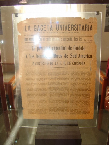 La Gaceta Universitaria - La Reforma Universitaria Argentina de 1918 - Manifiesto Liminar