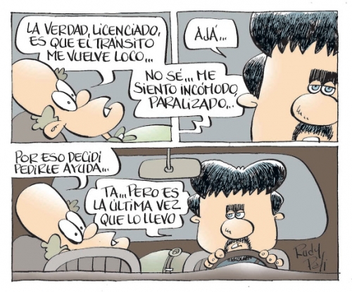 Humor Psy: El tránsito - El Licenciado Rudiez (Por Rudy)